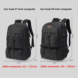 NNEOBA 80L Large Capacity Men’s Travel Backpack Waterproof Bag Black