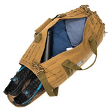 NNEOBA 40L Tactical Sport Gym Duffle Bag Travel Training Bag Khaki