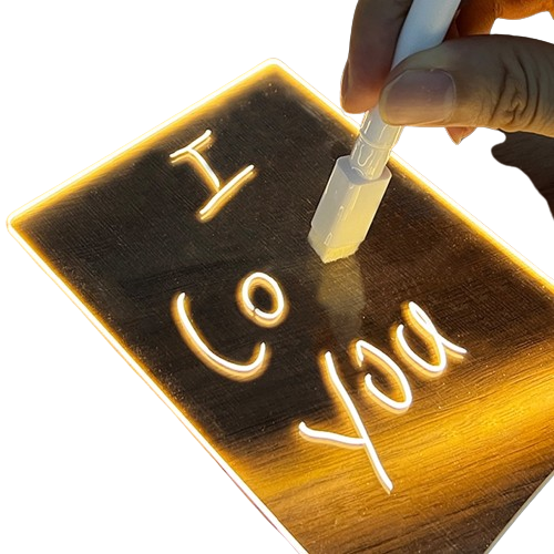 NNEOBA Note Board Creative Led Night Light USB Message Board Holiday Light With Pen Gift For Children Girlfriend Decoration Night Lamp
