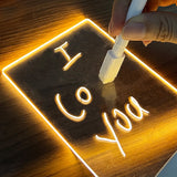 NNEOBA Note Board Creative Led Night Light USB Message Board Holiday Light With Pen Gift For Children Girlfriend Decoration Night Lamp