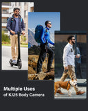 NNEOBA 1080P Body Camera with 13-Hour Recording 64GB Black