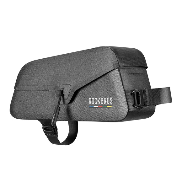 NNEOBA 0.9L Magnetic Suction Bicycle Waterproof Nylon Pipe Tube Bag Black
