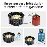 21000W Portable 9-Core Camping Gas Stove – Windproof Outdoor Burner