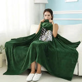 NNEOBA Anime Scout Cloak Flannel Blanket