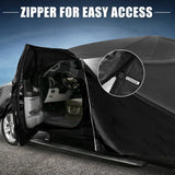 NNEOBA Full Car Cover for Jeep Wrangler JK 2/4 Door