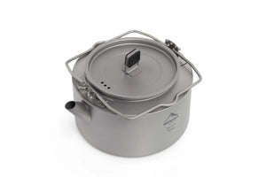 NNEOBA Ultralight Titanium Camping Kettle Outdoor Tea & Coffee Pot Grey