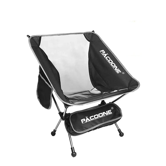 NNEOBA Camping Folding Moon Chair Black