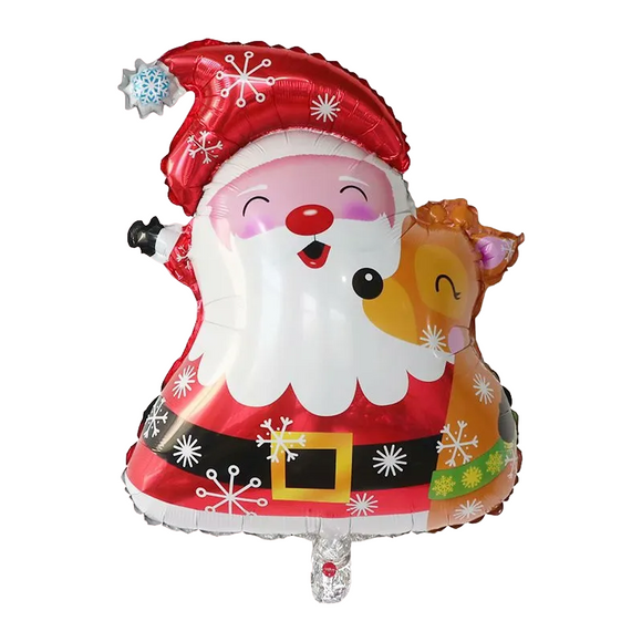 NNEOBA Cheerful Santa Claus Foil Christmas Balloon - 70x51cm