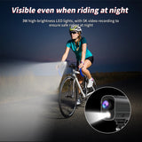 NNEOBA 5K Action Camera with LED Light 64GB Included Black