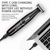 NNEOBA Precision Body And Intimate Area Shaver USB C Rechargeable Wet & Dry Black