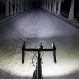 NNEOBA 1000LM Bike Light with Battery USB-C Front Lamp Black