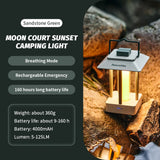 NNEOBA Ultralight Portable Camping Lamp Outdoor Tent Lantern Green