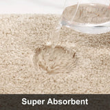 NNEOBA Luxuriously Soft, Absorbent, Non-Slip Rug for a Stylish Bathroom Retreat