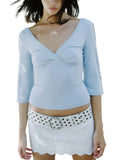 Women's Deep V-Neck Top