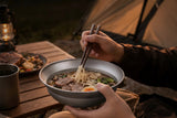 Titanium Camping Meal Bowl Plate