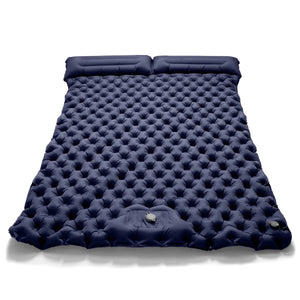 NNEOBA Double Sleeping Pad Inflatable Camping Navy Blue