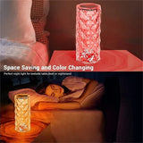 NNEOBA Romantic LED Crystal Table Lamp