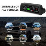 NNEOBA X90 GPS Speedometer & Inclinometer–Multi-Function Head-Up Display Black