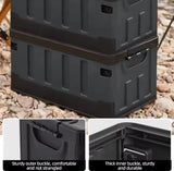 NNEOBA Foldable Camping Storage Box Waterproof Black