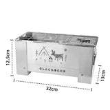 NNEOBA Portable Windproof Wood Stove Camping Grill And Gas Burner