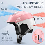 NNEOBA Ski Helmet Goggle Compatible Snowboard Helmet