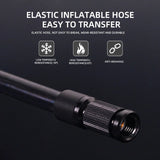 NNEOBA Mini Electric Bike Air Pump 120PSI Pocket-Sized with Digital Display Black
