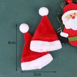 Mini Christmas Hanging Decoration 1Pc Fabric Santa Hat