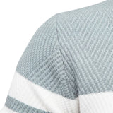 Men's Patchwork Knit Sweater