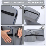 NNEOBA Memory Foam Lap Desk Pillow Ergonomic Laptop Pillow Grey