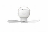 Portable Wireless Mini Ceiling Fan with LED Light & Remote Control
