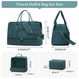 NNEOBA Luggage Travel Bag with Clothes and Toiletry Bag (Grey)