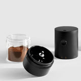 NNEOBA USB Rechargeable Burr Coffee Grinder Adjustable Precision Grinding Black
