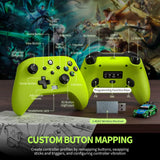 NNEOBA Wireless Gaming Controller for Xbox & Switch – Hall Effect Joystick with 6-Axis Gyro & Turbo