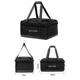 NNEOBA 30L Portable Camping Storage Bag Heavy-Duty Gear Organizer Black