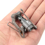 NNEOBA 2PCS Mini Camping Gas Stove Silver