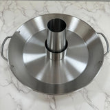NNEOBA BBQ Chicken Holder Pan Silver