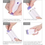 NNEOBA Painless Hair Removal Kit Women Electric Shaver White