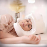 NNEOBA Anti-Wrinkle Memory Foam Beauty Pillow Anti-Aging Face Support White