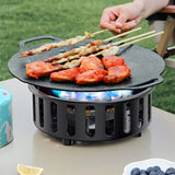 19800W 7-Core Portable Camping Gas Stove – Windproof Outdoor Burner with Electronic Ignition