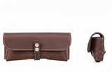 Retro Genuine Leather Glasses Case for Men and Women