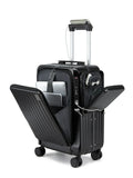 Front Opening Carry-On Suitcase
