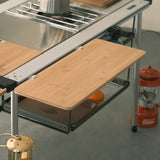 NNEOBA 3 UNITS Bamboo Camping Picnic Dining Table Kitchen