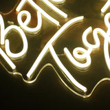 NNEOBA Better Together LED Neon Sign Light - Warm White (42x33.5cm)