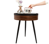 NNEOBA Modern Barrel-Style Bedside Table & Coffee Table with Ample Storage Space