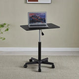 NNEOBA Adjustable Height Movable Laptop Desk with Pulley - Versatile Bedside & Office Table