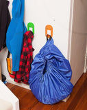 Blue Toy Storage Bag & Play Mat 50cm Portable Toys Organizer