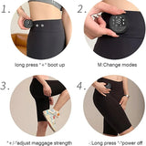 NNEOBA EMS Muscle Stimulator High Waist Yoga Shorts – 8 Modes, 19 Intensity Levels XL