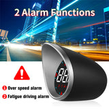 NNEOBA Universal GPS Head-Up Display–Digital Speedometer Black