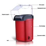 NNEOBA Automatic Hot Air Pop Corn Maker Machine
