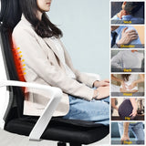 NNEOBA Heated Vibrating Chair Massager Pad for Neck & Back